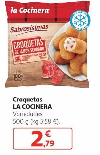Alcampo Croquetas la cocinera oferta