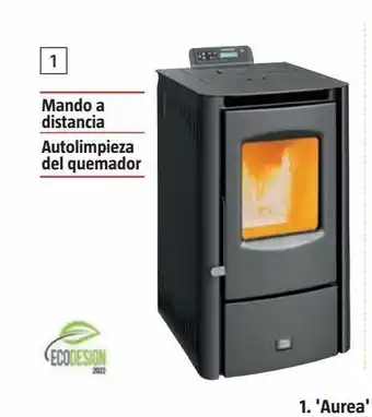 Bauhaus Estufa pellet aurea oferta