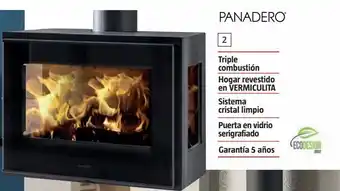 Bauhaus Estufa leña java wall ecodesign panadero oferta