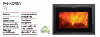Bauhaus Insert leña c-720-s ecodesign panadero oferta