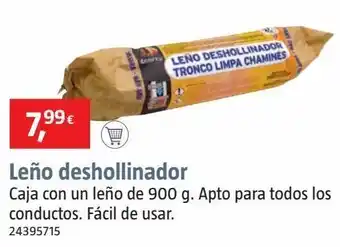 Bauhaus Leño deshollinador eco. 900 gr oferta