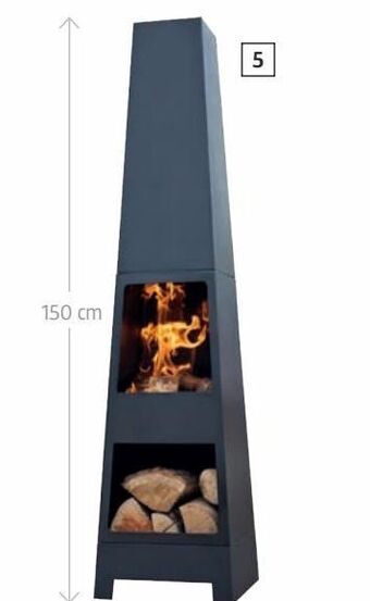 Bauhaus Chimenea malmö 36x36x150 oferta