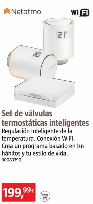 Bauhaus Starter pack valvulas radiador netatmo oferta