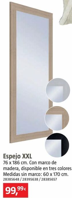Bauhaus Espejo xxl int. 60x170cm ng oferta