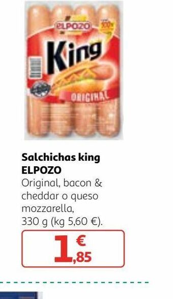 Alcampo Salchichas elpozo oferta