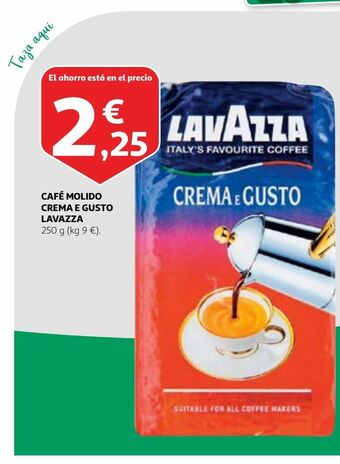 Alcampo Café molido lavazza oferta