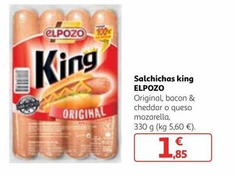 Alcampo Salchichas el pozo oferta