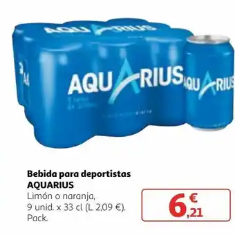 Alcampo Bebida deportiva aquarius oferta
