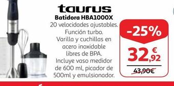 Alcampo Batidora taurus oferta