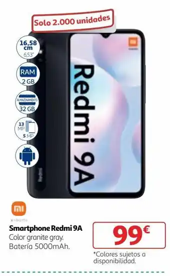 Alcampo Smartphones redmi 9a oferta