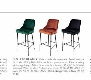 Maisons du Monde Silla de bar oferta