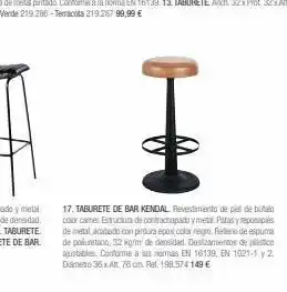 Maisons du Monde Taburete de bar oferta