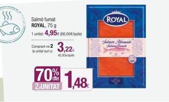 Condis 70% dte 2a unitat salmó fumat royal oferta