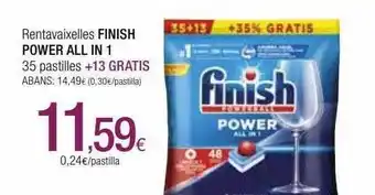Condis Rentavaixelles finish power all in 1 oferta