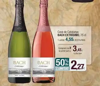 Condis 50% dte 2a unitat cava de catalunya bach extrisimo oferta