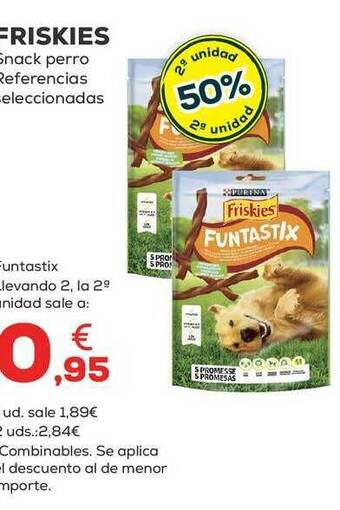 Kiwoko Friskies snack perro referencias seleccionadas oferta