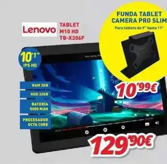 Mi electro Lenovo tablet m10 hd tb-x306f oferta