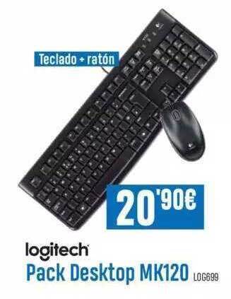 Beep Logitech pack desktop mk120 oferta