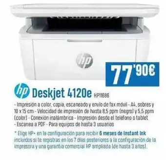 Beep Hp deskjet 4120e oferta