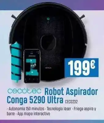 Cecotec robot aspirador conga 5290 ultra
