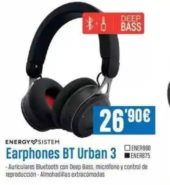 Beep Energy & sistem earphones bt urban 3 oferta