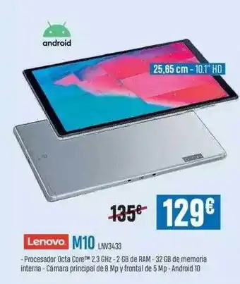 Beep Lenovo m10 lnv3433 oferta