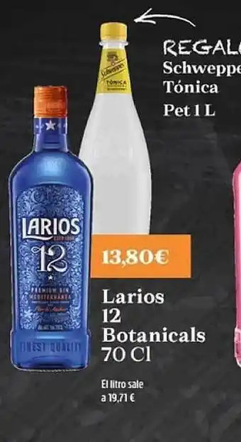 Maskom Supermercados Larios 12 botanicals oferta