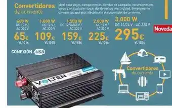 Mi Bricolaje Convertidores de corriente oferta