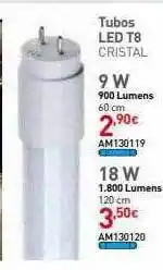 Tubos led t8 cristal