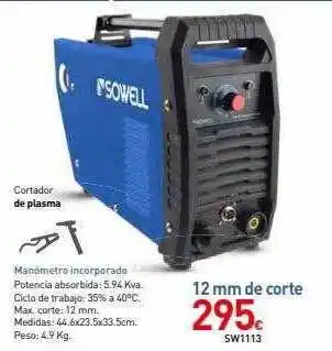 Mi Bricolaje Cortador de plasma 12 mm de corte oferta