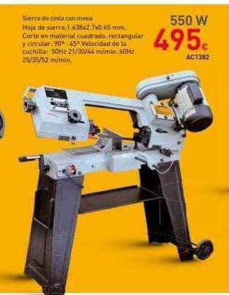 Mi Bricolaje Sierra de cinta con mesa 550w oferta
