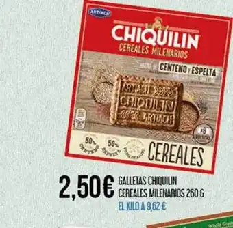 Claudio Galletas chiquilin cereales milenarios oferta