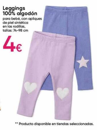 Pepco Leggings 100% algodón oferta