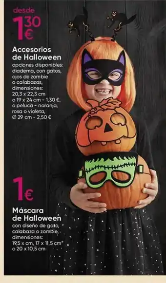 Pepco Accesorios de halloween máscara de halloween oferta