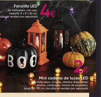 Farolillo led mini cadena de luces led