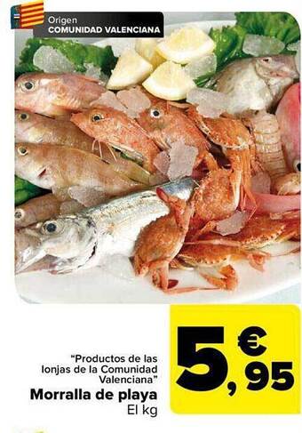 Carrefour Morralla de playa el kg oferta