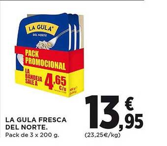 El Corte Inglés La gula fresca del norte oferta
