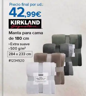 Costco Kirkland signature manta para cama de 180 cm oferta