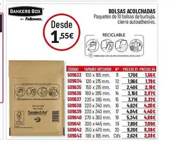 Carlin Bolsas acolchadas bankers box oferta