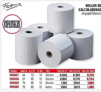 Carlin Rollos de calculadoras oferta