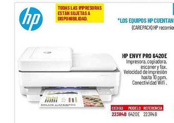 Carlin Hp envy pro 6420e oferta