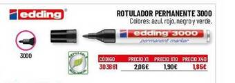 Carlin Edding rotulador permanente 3000 oferta