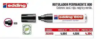 Carlin Edding rotulador permanente 800 oferta
