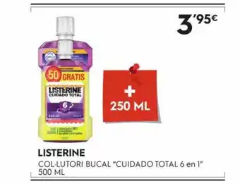 Perfumerías San Remo Listerine col-lutori bucal oferta