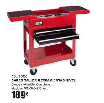 Carro taller herramientas nivel