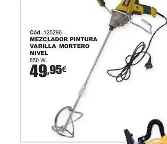 Ferrcash Mezclador pintura varilla mortero nivel oferta