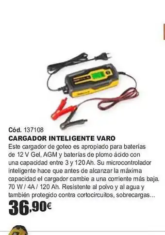 Cargador inteligente varo
