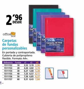 Folder Office box carpetas de fundas personalizables oferta