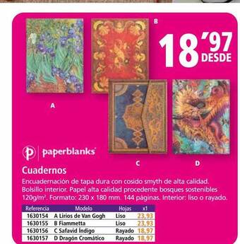 Folder Paperblanks cuadernos oferta