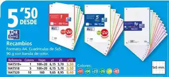 Folder Recambios oxfor oferta